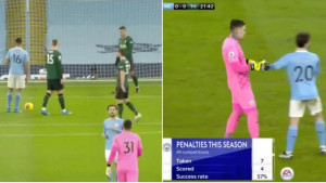 Osim što mu nisu dali da izvede penal, Ederson je kod penala doživio i još jedno poniženje