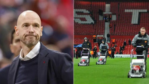 Ten Hag objasnio kako se treba pokositi trava na Old Traffordu, a onda dobio veoma loše vijesti