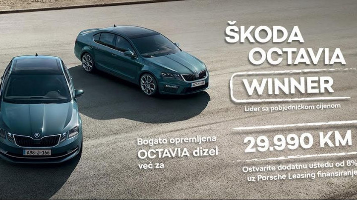 Pobjedničke cijene uz Škoda Octavia Winner kampanju