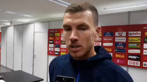 Nasmijani Džeko: Ne bih baš rekao da smo igrali na gostovanju