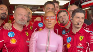 J-Lo napravila pometnju u kožnom kombinezonu, svi su vidjeli šta je uradio mehaničar Ferrarija