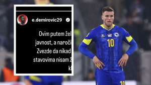 Ermedin Demirović nakon "sporne" izjave uzeo telefon u ruke i poslao poruku navijačima Crvene zvezde