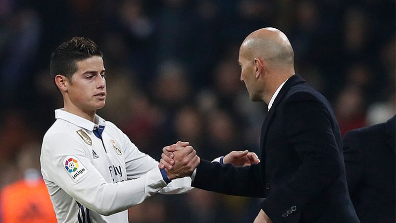 Zidane se vratio u Real, a to znači da se James Rodriguez sada sigurno neće vratiti
