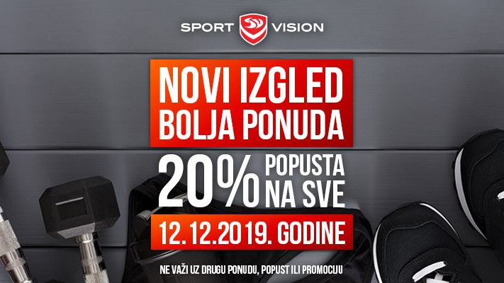 Još modernija Sport Vision radnja u Sarajevu