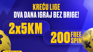 Dva dana besplatnog klađenja i 200 spinova – samo u Mozzartu!