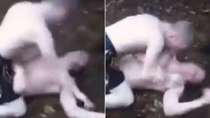Ovo je jedna od najstravičnijih borbi na ulici: Divljak je skočio na momka i promijenio mu je opis