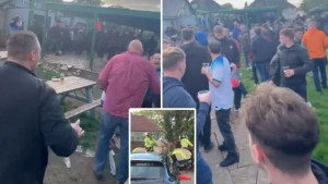 Njemački huligani napravili haos: Obukli dresove Engleske, pa utrčali u pub s noževima i bokserima