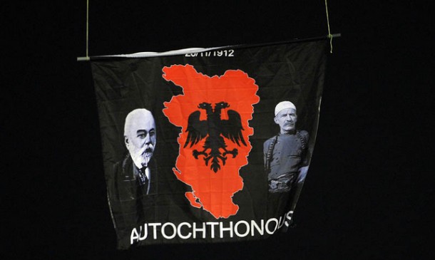 Zastava s mapom velike Albanije isprovocirala domaće