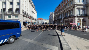 BH Fanaticosi u korteu krenuli prema stadionu