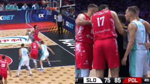 Burno večeras u Katowicama: Dončić ušao u sukob sa poljskim centrom