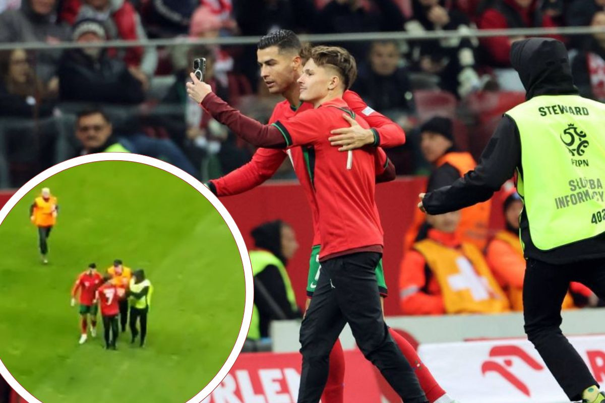 Scena iz Varšave obilazi svijet, redari trče ka navijaču, a Ronaldo jednom rukom diže sve na noge!