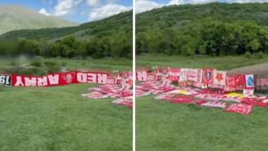 Navijači Zrinjskog objavili video i pokazali koje transparente su oduzeli navijačima Veleža