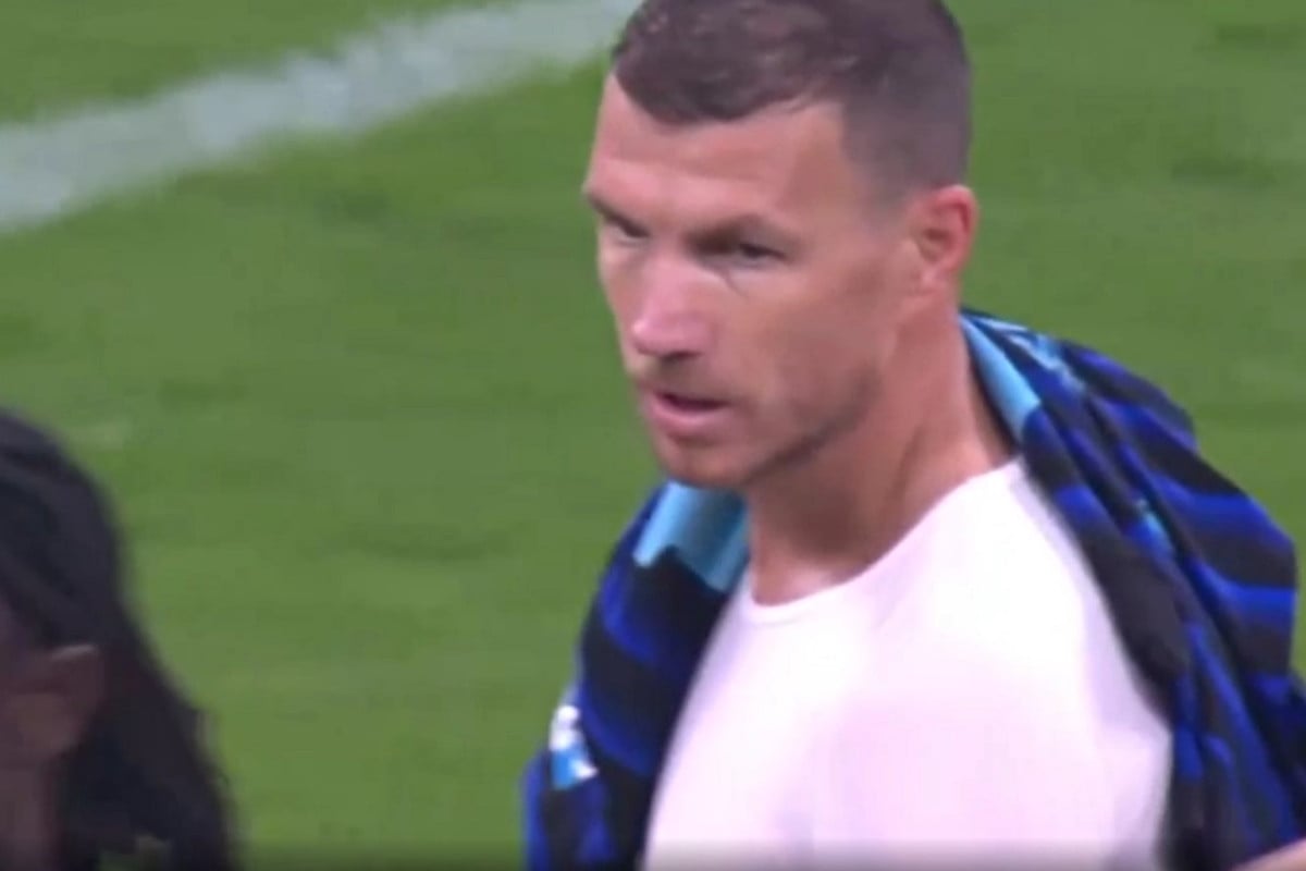 Edin Džeko pokazao svoju veličinu i ispunio veliku želju igraču Intera Edin Džeko pokazao svoju veličinu i ispunio veliku želju igraču Intera