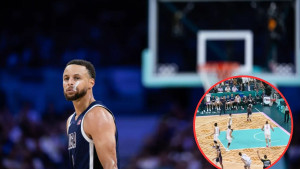Nije morao, ali je šutirao: Curry je 'bezobraznom' trojkom dovršio Srbiju