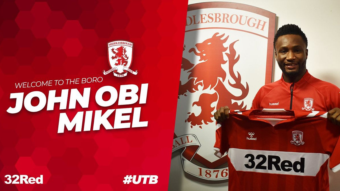 John Obi Mikel novi fudbaler Middlesbrougha 
