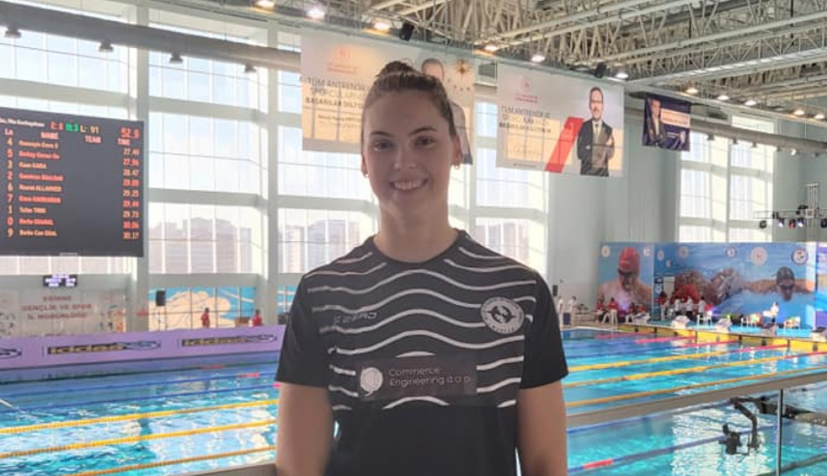 Lana Pudar prva na prvenstvu Turske u trci na 50 metara delfin