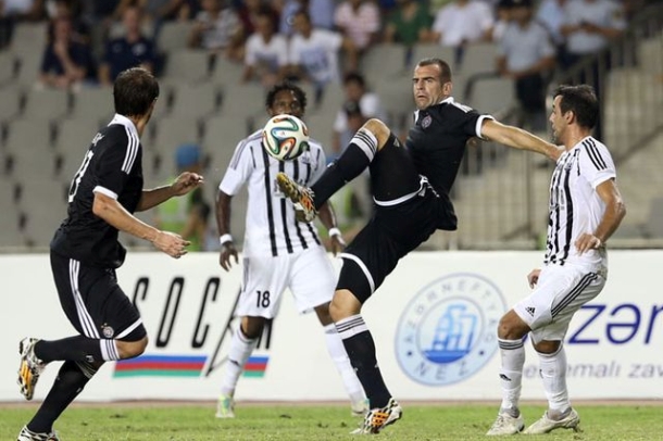 Tuča fudbalera Partizana i Neftčija u finišu utakmice