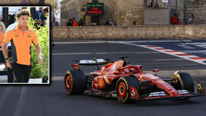 Leclercu pol u Bakuu, katastrofa za Norrisa