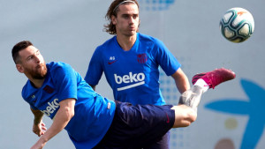 Barcin defanzivac se oglasio: "Nije istina da Messi i Griezmann nisu u dobrim odnosima"