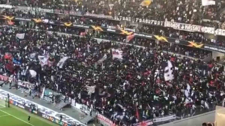 Navijači Eintrachta ponovo u odličnom raspoloženju