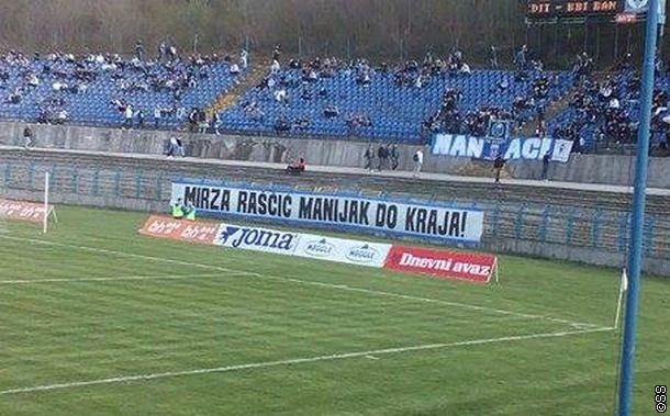 Manijaci poručili: Mirza Raščić Manijak do kraja! Manijaci poručili: Mirza Raščić Manijak do kraja!