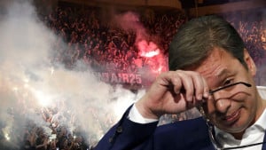 Grobari još jednom poslali poruku! Tašmajdan grmio za nemirne snove Vučića i režima u Srbiji!