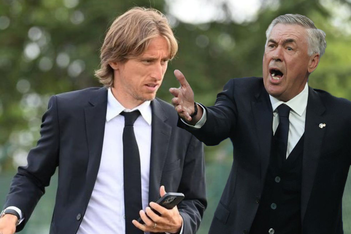 U žustrom razgovoru Carlo Ancelotti je Luki Modriću sve rekao u lice: "Gledaj, Luka..." U žustrom razgovoru Carlo Ancelotti je Luki Modriću sve rekao u lice: "Gledaj, Luka..."