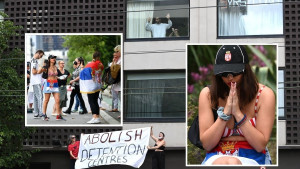 Srbijanci protestvuju na ulicama Melbournea i igraju kolo: Zatvoreni Đoković ih pozdravlja 