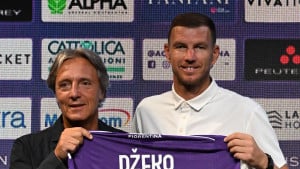 Džeko u Firenci održao prvu press konferenciji, broj na dresu glavna tema: "Nije previše bitno..."