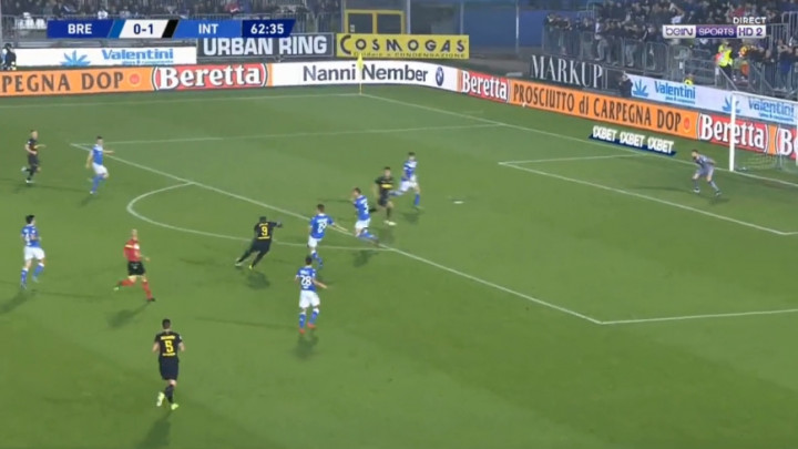 Brescia dominirala, a onda se Lukaku pojavio niotkud i postigao fenomenalan gol