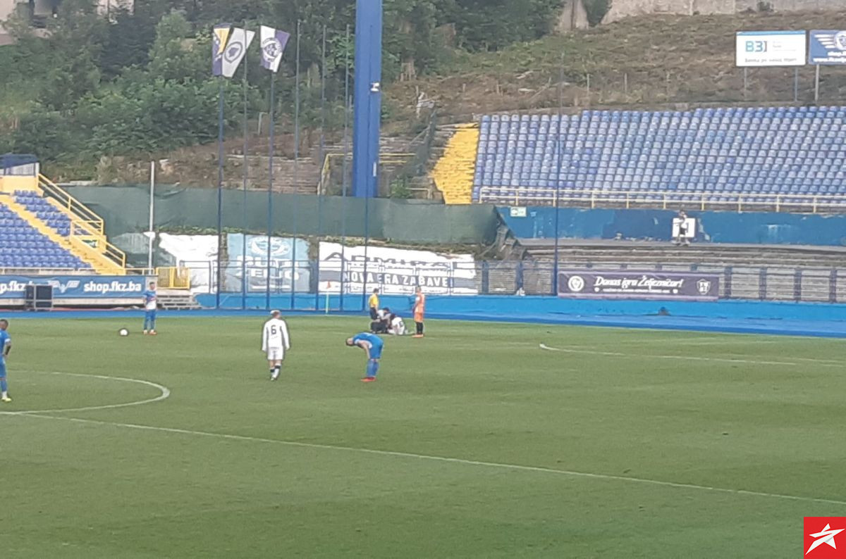 Ermin Zec zbog žestokog prekršaja napustio teren: Pogledajte kako izgleda noga igrača FK Željezničar