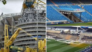 U nedjelju se na stadionu Santiago Bernabeu igrao fudbal, u ponedjeljak potpuno druga slika