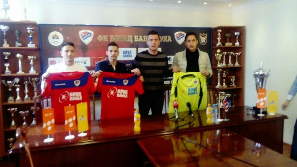 FK Borac predstavio trojicu novih igrača