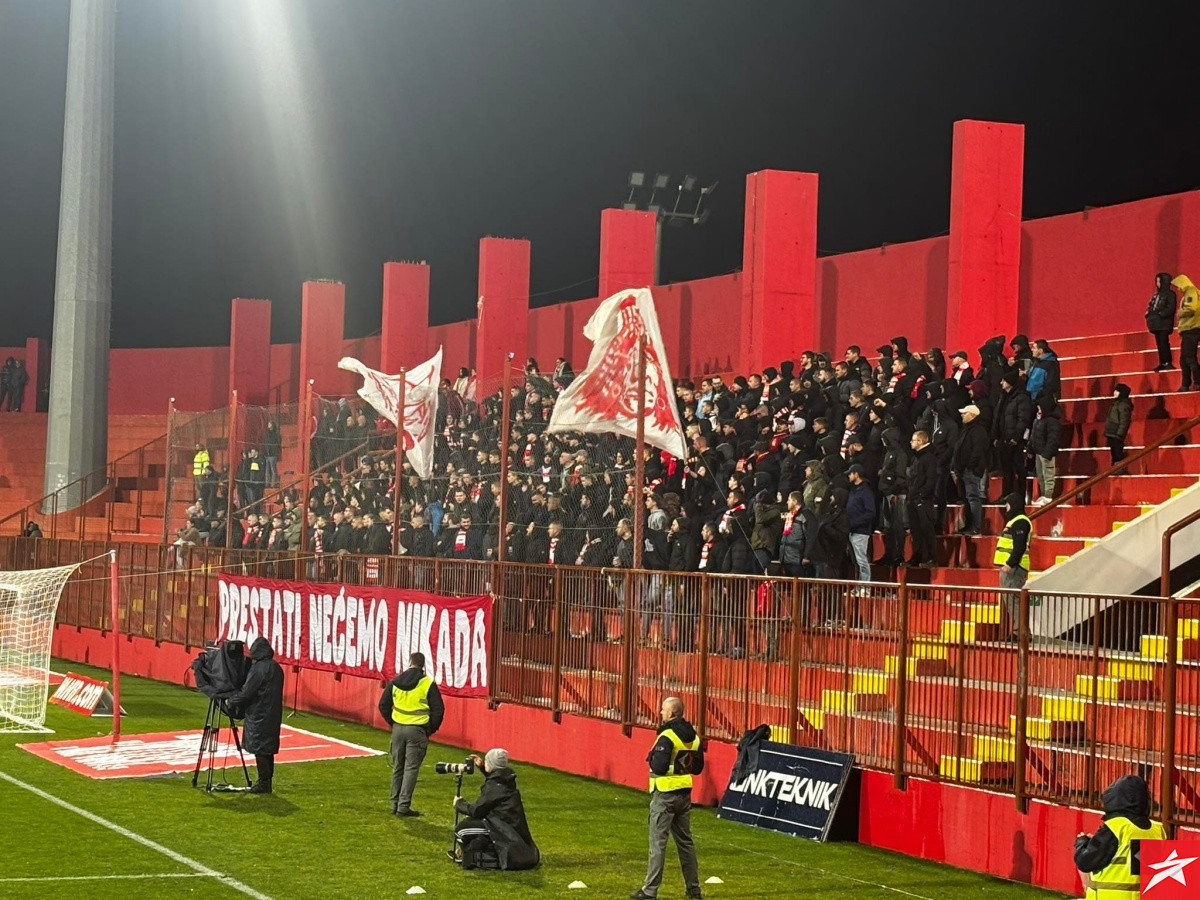 Red Army i Horde zla jasno i glasno i večeras kao i na Koševu: Istina za Vedrana!