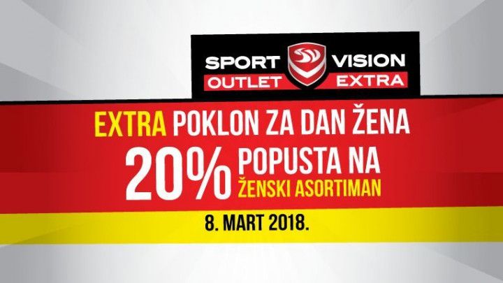 Specijalni popusti za dame u Sport Vision Outlet Extra