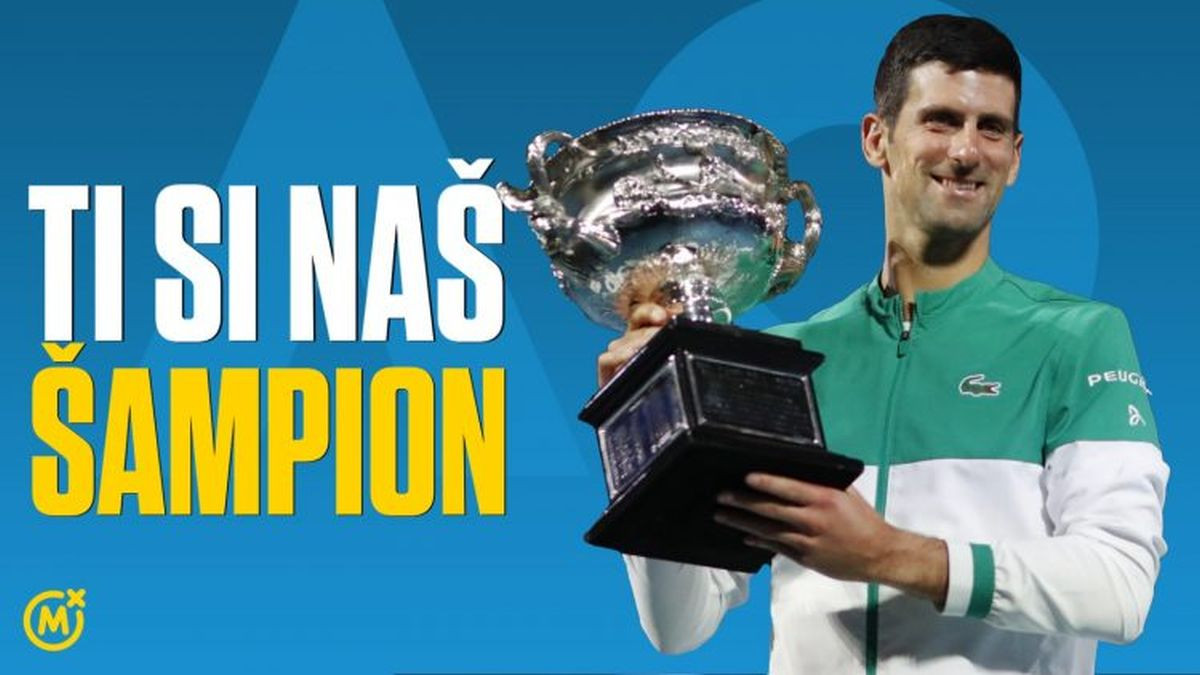 Nole, ti si šampion! Za Mozzart, Novak Đoković je pobjednik Australian Opena