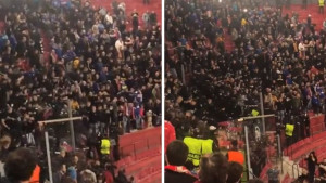 Incident na Ramon Sanchez Pizjuanu: Potukli se policija i Bad Blue Boysi