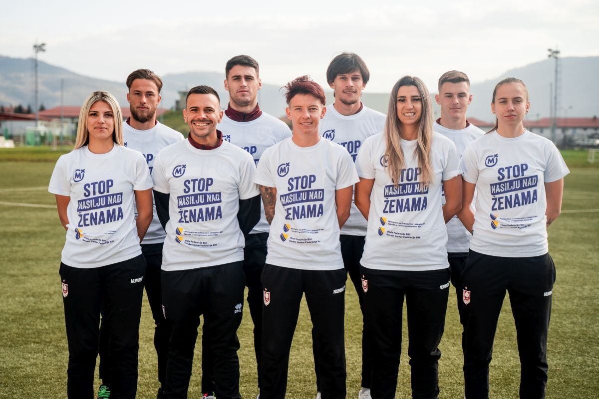 Fudbalerke i fudbaleri Sarajeva ujedinjeni u borbi protiv nasilja