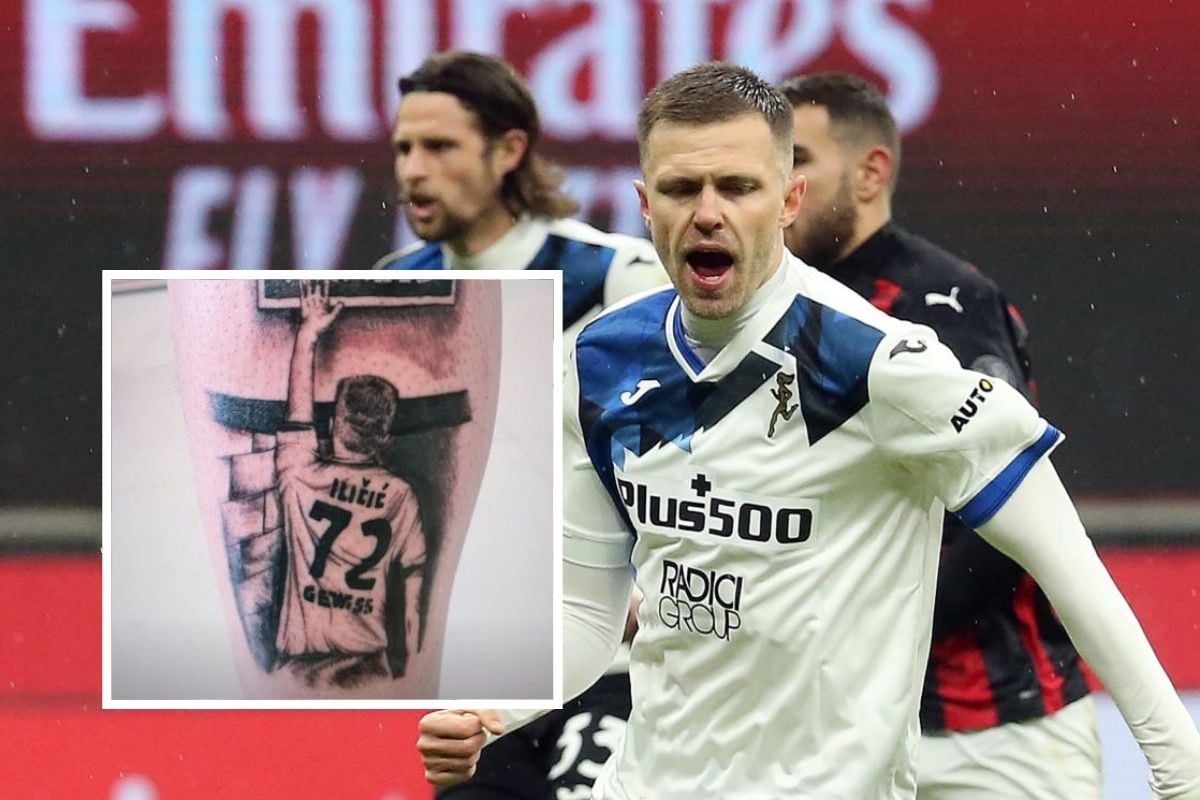 Iličić pokazao novu tetovažu i šokirao navijače Atalante kad su vidjeli koji grb je na nozi