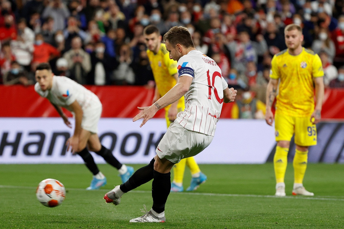 Dinamo dao gol, ali samo naljutio Sevillu: Rakitić načeo, a Martial završio Modre