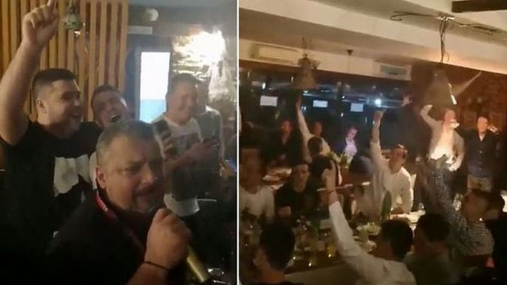 Veliko slavlje fudbalera Partizana nakon pobjede nad Zvezdom: Evo duša, evo telo...