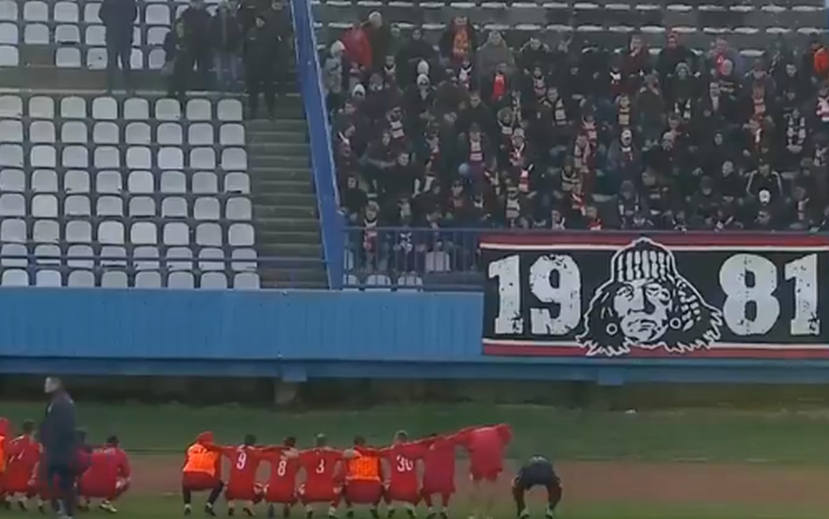 Igrači i navijači Veleža su znali da proslave "tricu" u Bijeljini