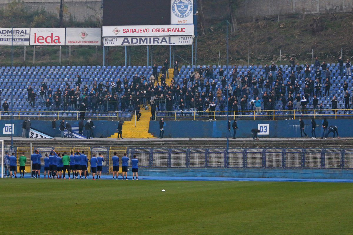 FK Željezničar odradio posljednji trening pred derbi, imao je podršku sa južne tribine