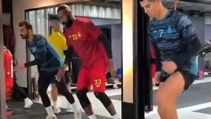 "Gdje sam ovo došao?" Ronaldo gleda i ne vjeruje kako njegovi saigrači rade neke od osnovnih vježbi 