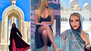 Tanya digla Apenine na noge: U džamiji pokrivena od glave do pete, u studiju sijeva na sve strane
