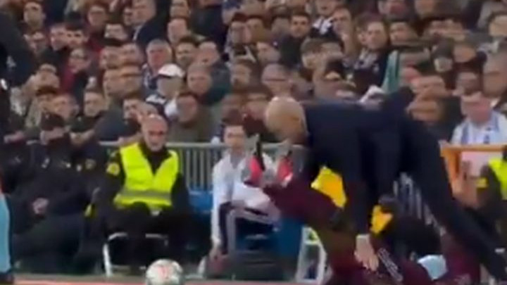 Igrač Celte se okliznuo, pa nogom u usta udario Zinedinea Zidanea