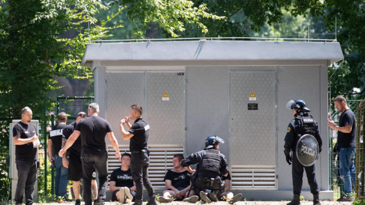 Dinamo igrao pripremni meč u Sloveniji, a Boysi su i tamo pravili nerede