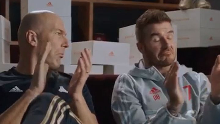 Giganti su se vratili: Beckham i Zidane snimili spektakularnu reklamu