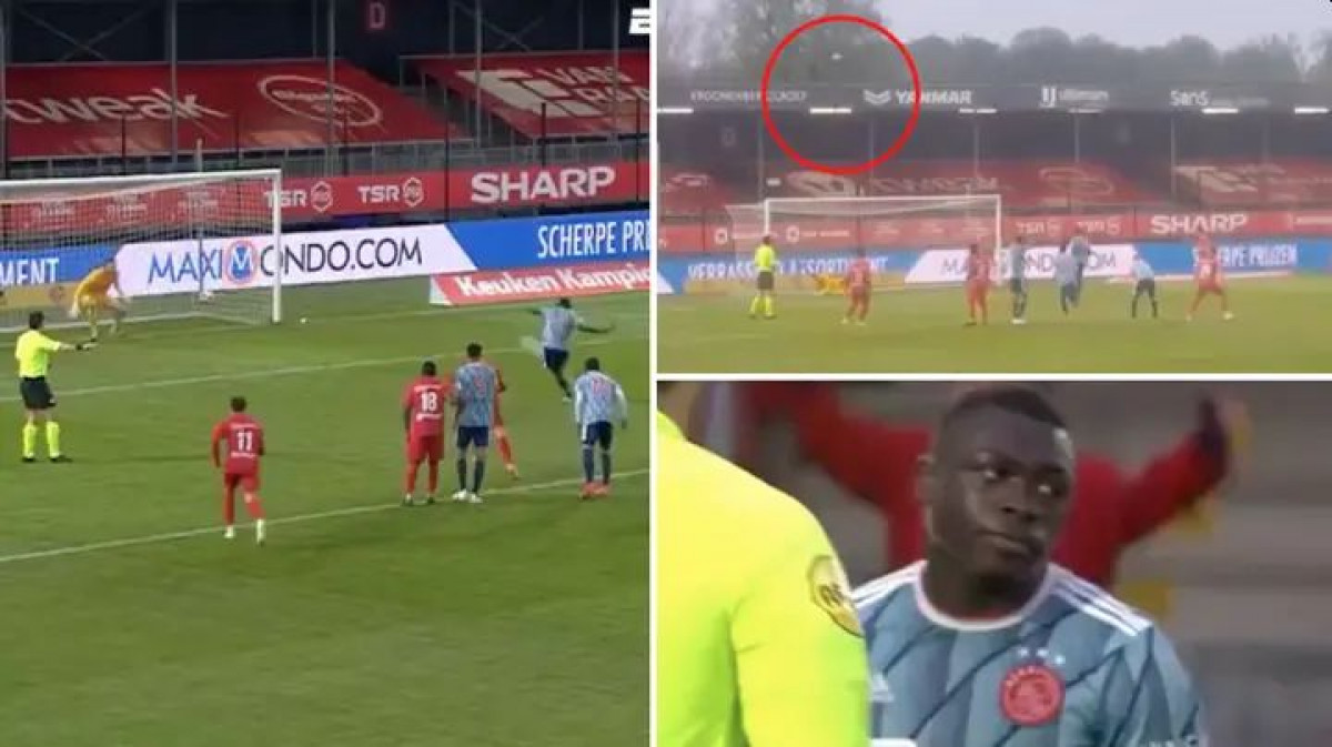 Igraču Ajaxa se smije cijeli svijet: Promašio penal, a lopta na kraju završila na parkingu Igraču Ajaxa se smije cijeli svijet: Promašio penal, a lopta na kraju završila na parkingu