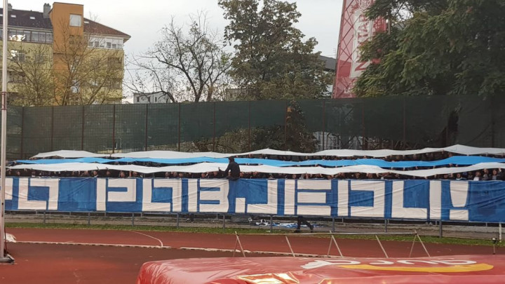 Stigla je velika podrška za FK Željezničar, a tu je i transparent